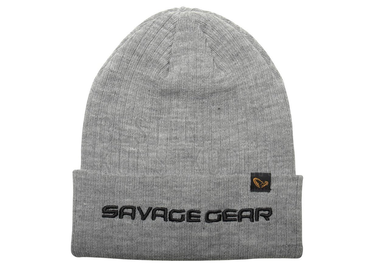 Savage Gear Fold-Up Beanie One Size Sun Orange Strick Winter Mütze 73742 