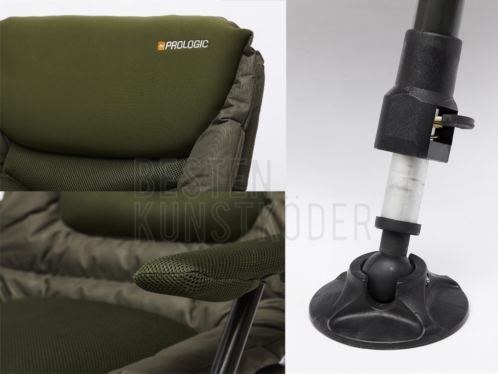 Prologic Inspire Relax Recliner Chair Armlehnen Stuhl Angelstuhl Karpfenstuhl 