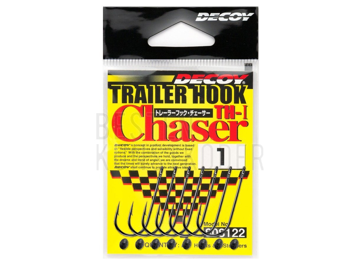 Decoy Haken Trailer Hook Chaser TH-1 - Haken für Gummiköder - Angelshop  BESTEN KUNSTKODER