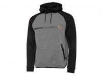 Angelpullover Savage Gear Tec-Foam Hoodie Dark Grey Melange - XXL BESTEN KUNSTKODER Angelshop