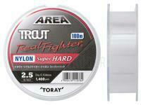 Monofile Schnür Toray Area Trout Real Fighter Nylon Super Hard 100m - 0.148mm 4lb BESTEN KUNSTKODER Angelshop