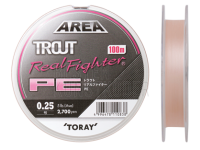 Geflechtschnur Toray Area Trout Real Fighter PE 100m #0.4 7lb - 0.104mm BESTEN KUNSTKODER Angelshop