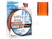 Geflochtene Schnur Momoi LURE SOUL CAST P.E. Orange 0.16mm 150m