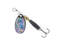 Blinker Balzer Colonel Perlmutt Spinner 5g - PERLMUTT-SCHWARZ BESTEN KUNSTKODER Angelshop
