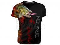 Breathable T-shirt Dragon - perch black XL BESTEN KUNSTKODER Angelshop