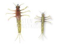 3D TPE Mayfly Nymph 5cm - 02-Olive BESTEN KUNSTKODER Angelshop