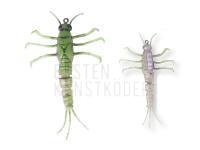3D TPE Mayfly Nymph 5cm - 03-Green BESTEN KUNSTKODER Angelshop