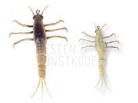3D TPE Mayfly Nymph 5cm - 05-Yellow Belly BESTEN KUNSTKODER Angelshop