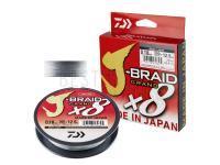 Geflochtene Schnüre Daiwa J-Braid Grand X8 - light grey 135m 0.24mm BESTEN KUNSTKODER Angelshop