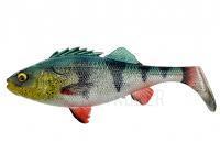 Gummifisch Savage Gear 4D Perch Shad Bulk 17.5cm 68g - Green Silver UV BESTEN KUNSTKODER Angelshop