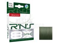 Geflochtene Schnur Dragon R’N’S Spinn Round & Silent Braid 150m 0.22mm BESTEN KUNSTKODER Angelshop