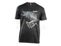 Nature black sea trout t-shirt XL BESTEN KUNSTKODER Angelshop