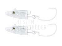 Westin Magic Minnow Weedless Jig Spare Head 34g - For Body 12cm - Silver #2/0 2pcs BESTEN KUNSTKODER Angelshop