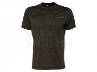 Savage Gear Fighter Stretch T-shirt Burnt Olive Melange - XL