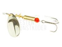 Spinner Polsping Rega nickel #4 9g BESTEN KUNSTKODER Angelshop