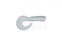 Gummifishe Delalande King 12cm - 10 - Blanc BESTEN KUNSTKODER Angelshop