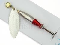 Spinner Mepps Aglia Long Heavy - Silver / Silver-Red #2/16g BESTEN KUNSTKODER Angelshop