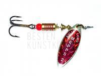 Spinner Mepps Aglia Long Redbo #2 | 7g - Silver BESTEN KUNSTKODER Angelshop