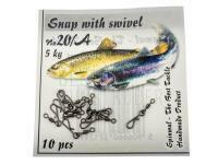 Swivel with interlock Size 20/A BESTEN KUNSTKODER Angelshop