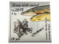 Swivel with interlock Size 20/B BESTEN KUNSTKODER Angelshop