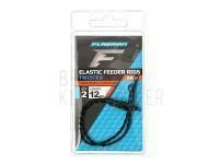 Flagman Twisted Elastic Feeder Rigs Hard 2pcs 12cm BESTEN KUNSTKODER Angelshop