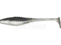 Belly Fish Pro  5cm - Pearl /Clear Smoked - Blue/Black glitter BESTEN KUNSTKODER Angelshop