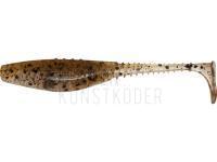 Gummifische Dragon Belly Fish Pro 8.5cm - Clear/G.S. Brown - Black glitter BESTEN KUNSTKODER Angelshop
