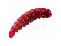 Berkley Powerbait Power Honey Worm - Red with scales (scent Powerbait) BESTEN KUNSTKODER Angelshop