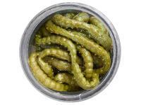 Berkley Powerbait Power Honey Worm - Yellow scales (scent Banana) BESTEN KUNSTKODER Angelshop