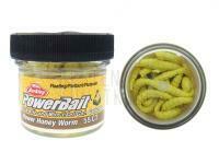 Berkley Powerbait Power Honey Worm - Yellow (scent Garlic) BESTEN KUNSTKODER Angelshop
