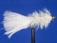 Fliege BH Crystal Bugger White no. 8 BESTEN KUNSTKODER Angelshop