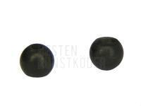 Black beads 3,8mm BESTEN KUNSTKODER Angelshop