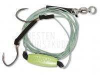 WelsFertigvorfächer Black Cat Freestyle Rig 1.80m #2 0.80mm BESTEN KUNSTKODER Angelshop