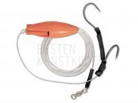 WelsFertigvorfächer Black Cat Lighting Rig 2m #6/0 1.20mm BESTEN KUNSTKODER Angelshop