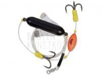 Wels-Set Black Cat Worm River Rig 2m #2/0 1.20mm BESTEN KUNSTKODER Angelshop