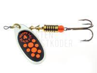 Spinner Mepps Black Fury Silver / Red Dots - #4 | 8.00g BESTEN KUNSTKODER Angelshop