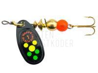 Spinner Mepps Black Fury Black / Colored / Firetiger Dots - #1 | 3.50g BESTEN KUNSTKODER Angelshop