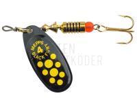 Spinner Mepps Black Fury Black / Yellow Dots - #4 | 8.00g BESTEN KUNSTKODER Angelshop