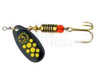 Spinner Mepps Black Fury Black / Yellow Dots - #3 | 6.50g BESTEN KUNSTKODER Angelshop