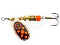 Spinner Mepps Black Fury Copper / Red Dots - #2 | 4.50g BESTEN KUNSTKODER Angelshop