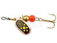 Spinner Mepps Black Fury Copper / Yellow Dots - #0 | 2.00g BESTEN KUNSTKODER Angelshop