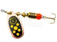 Spinner Mepps Black Fury Copper / Yellow Dots - #2 | 4.50g BESTEN KUNSTKODER Angelshop