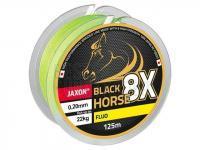 Jaxon Geflochtene Black Horse 8X Fluo BESTEN KUNSTKODER Angelshop