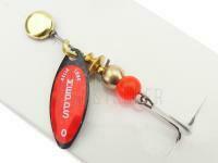 Spinner Mepps Aglia Long Redbo #0 | 2.5g - Black BESTEN KUNSTKODER Angelshop