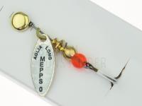 Spinner Mepps Aglia Long Rainbo #0 | 2.5g - Silver / Silver BESTEN KUNSTKODER Angelshop