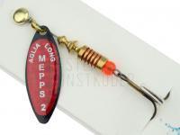 Spinner Mepps Aglia Long Redbo #2 | 7g - Black BESTEN KUNSTKODER Angelshop
