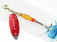 Spinner Mepps Aglia Long Redbo #3 | 11.5g - Silver BESTEN KUNSTKODER Angelshop