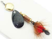 Spinner Mepps Aglia Mouche Black / Red #00 1.5g BESTEN KUNSTKODER Angelshop