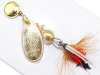 Spinner Mepps Aglia Mouche Gold / Red #0 2.5g BESTEN KUNSTKODER Angelshop