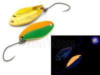 Forellen Blinker Nories Masukuroto Weeper 1.5g 23mm - #045 (Orange-Green / Gold) BESTEN KUNSTKODER Angelshop